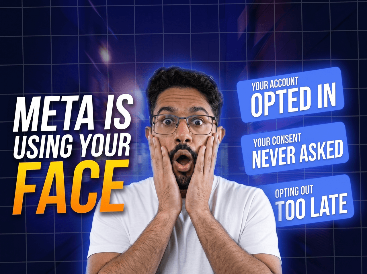 Cover for Meta's AI does not need your permission to use your face