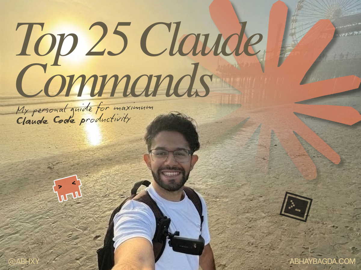 Cover for Most people use five Claude Code commands. I use twenty-five.
